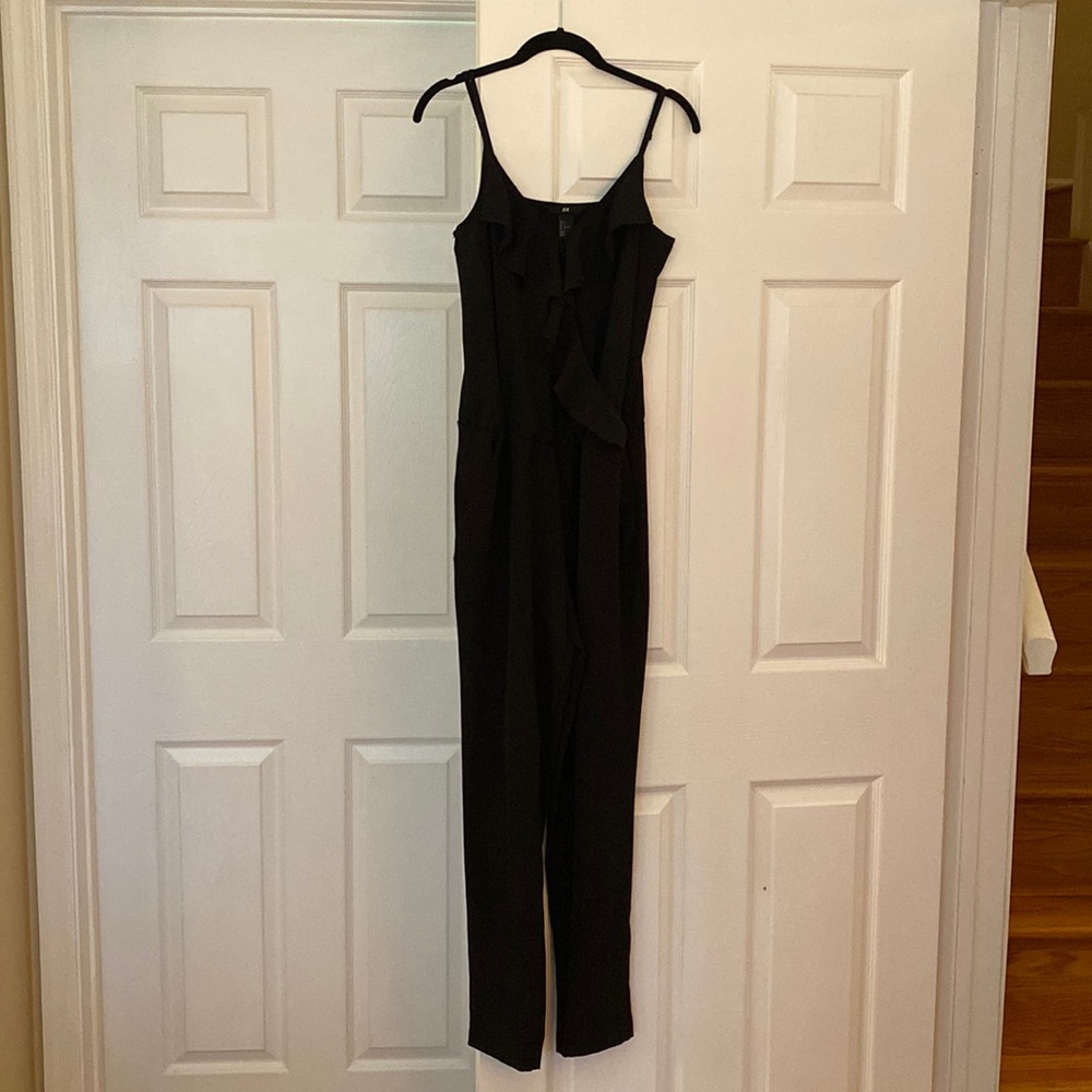 H&M sleeveless jumpsuit, black